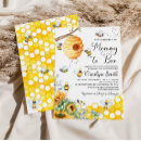 Buscar sunflower invitaciones Abeja de miel