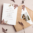 Buscar otoño boda invitaciones Botánico