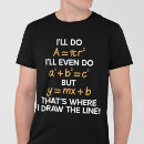 Buscar fórmula de la matemáticas camisetas Profesores