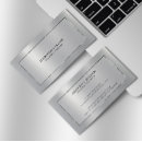 Buscar gris pizarra tarjetas de visita Elegante