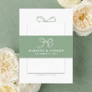 Buscar verde menta cintas para invitaciones Clásico