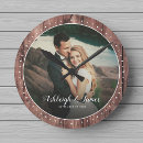Buscar boda rústico relojes de pared Foto