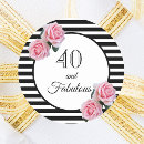 Buscar 40 o cumpleaños pegatinas Para ella