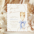 Buscar perla azul invitaciones Elegante
