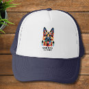 Buscar arte del perro gorras Para él