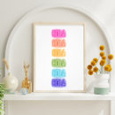 Buscar neón de moda posters Tipografía