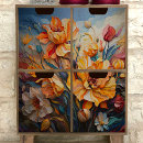 Buscar pintado del vintage papel papel de seda Flor