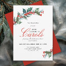 Buscar villancicos invitaciones Festivo