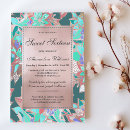 Buscar verde vivo invitaciones Turquesa