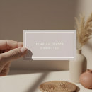 Buscar moda moderna tarjetas de visita Minimalista