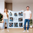 Buscar azul claro mantas Para ella