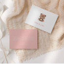 Buscar oso minimalista tarjetas Rosa