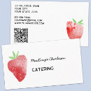 Buscar strawberry tarjetas de visita Alimento