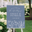 Buscar floral azul boda posters Prometida