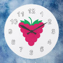 Buscar frambuesas relojes de pared Fruta