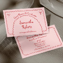 Buscar girly tarjetas de visita Joder