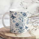 Buscar mariposa azul tazas Para ella