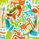 Buscar ilustracion felino papel platos Para todos