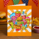 Buscar comida rápida tarjetas Alimento