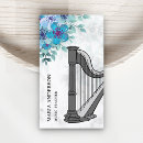 Buscar harp tarjetas de visita Profesor de música