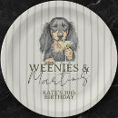 Buscar dachshund platos Acuarela