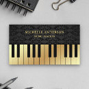 Buscar piano del jazz tarjetas de visita Músico