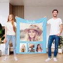 Buscar azul cielo mantas Para ella