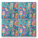 Buscar gatos azulejos Feliz