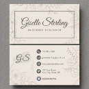Buscar diseñador floral tarjetas de visita Para ella