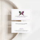 Buscar mariposa púrpura tarjetas de visita Simple