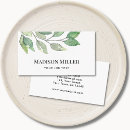 Buscar watercolor tarjetas de visita Vegetación