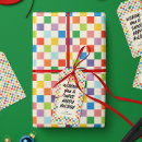 Buscar tablero ajedrez de papel de regalo Damero