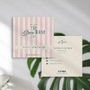 Buscar rayas rosadas tarjetas de visita General y unisex