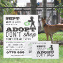 Buscar adopción flyers Animales
