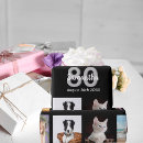 Buscar 80 o cumpleaños papel de regalo Para ella