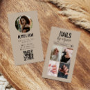 Buscar tecnología del clavo tarjetas de visita General y unisex