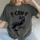 Buscar cuervo camisetas Negro