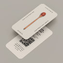 Buscar cuchara tarjetas de visita Culinario