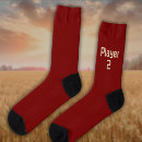 Buscar jugador calcetines Rojo