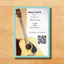 Buscar guitarras tarjetas de visita Clientes
