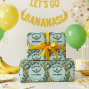 Buscar fruta exótica papel de regalo Plátanos