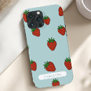 Buscar fresas iphone fundas Rojo