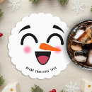 Buscar cara feliz posavasos Invierno