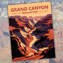 Buscar gran cañón Viaje retro vintage