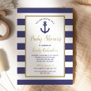 Buscar ancla invitaciones Azul marino