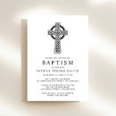 Buscar blanco negro invitaciones para bautizos Católico