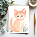 Buscar gatos lindos postales Naranja
