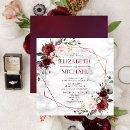 Buscar color burdeos invitaciones Acuarela
