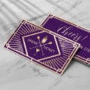 Buscar decoraciones del boda tarjetas de visita Morado