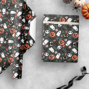 Buscar gatos grises papel de regalo Halloween